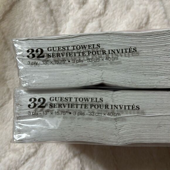 Punch Studio 32 x 2pk Guest Paper Towel Napkins White Pink English Toile Print - Picture 6 of 11